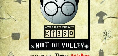 Affiche Nuit du volley Campus Sports