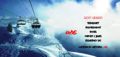 Affiche ski 18-19 janvier