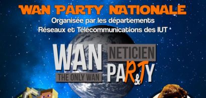 Le département Réseaux et Télécommunications de l'IUT de Belfort-Montbéliard participe à la 4ème Wan Party nationale le 12 mars 2016