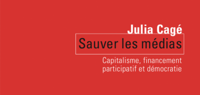 Couverture du livre de Julia Cagé
