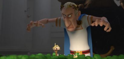 Image de César extraite du film "Astérix et le domaine des dieux"