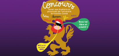 Visuel concours 600 ans - lion héraldique sens toi libre et créatif