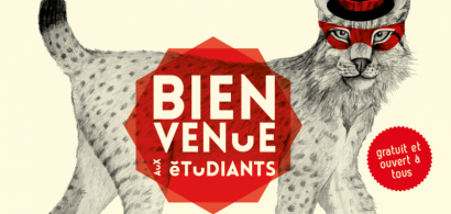 Affiche avec un dessin de lynx