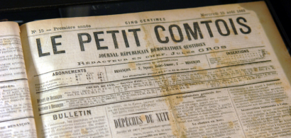 Un ancien numero du journal Le Petit Comtois