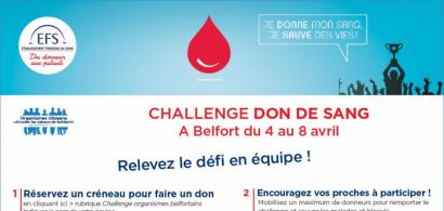 L'IUT de Belfort-Montbéliard participe au 3ème challenge du don du sang