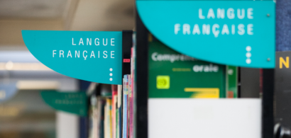 Rayon "langue française" de la médiathèque du CLA
