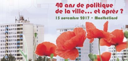 Conférence 40 ans de politique de la ville le 15 novembre 2017 à l'IUT de Belfort-Montbéliard