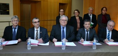 Signature de la convention quinquenale de site du CNRS
