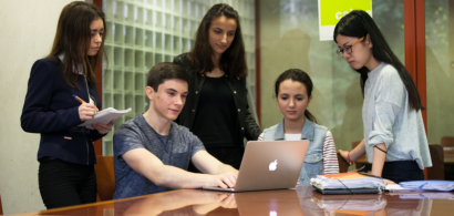 Les étudiants qui ont conçu le site intereco.fr