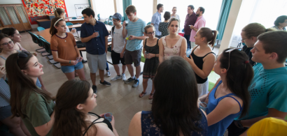 Rencontre entre étudiants texans et bisontins en 2017 à l'UFR ST