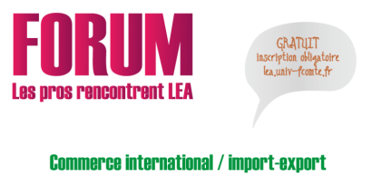 flyer de présentation pour l'évènement "Les pros rencontrent LEA"