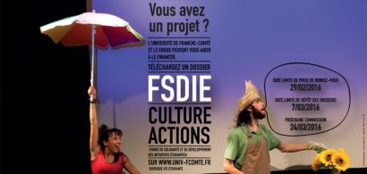Visuel FSDIE Culture Actions mars 2016