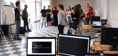 Photo pendant la Game Jam