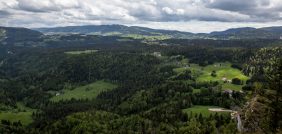 Paysage dans le Haut-Jura