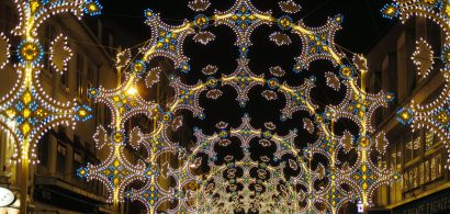 Illuminations de noël à Montbéliard.