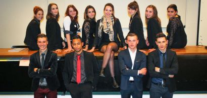 Les treize candidats du centre de qualification du Pays de Montbéliard qui participeront à la Finale Francophone des 25 et 26 mars 2015.