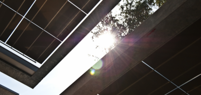 des panneaux solaires