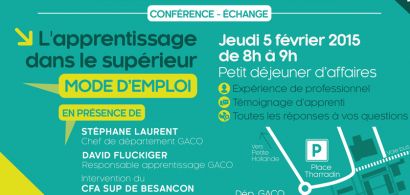 Invitation petit déjeuner apprentissage