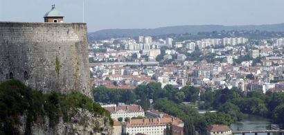 Vue de la Besançon depuis la citadelle