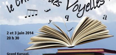 Affiche du spectacle "Le chant des voyelles"