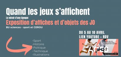 [JACES 2021] Quand les Jeux s'affichent : le miroir d'une époque...