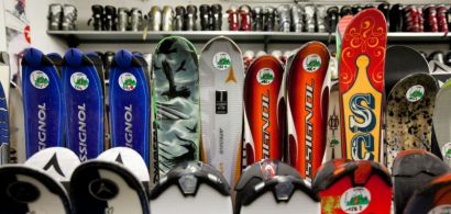 Skis et chaussures de ski