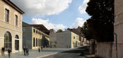 Vue du futur bâtiment de la MSHE