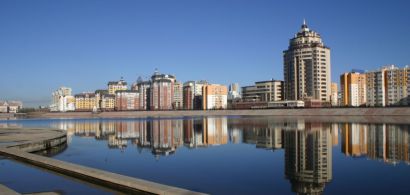Une vue de la ville d'Astana