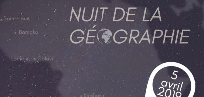 Affiche Nuit de la géographie 2019