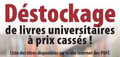 Affiche de l'opération destockage
