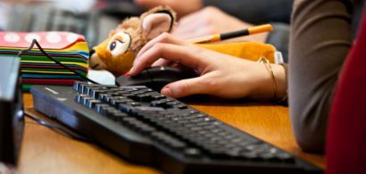 Des élèves en salle informatique