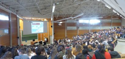 Etudiants dans un amphi