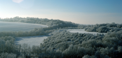 Paysage sous la neige