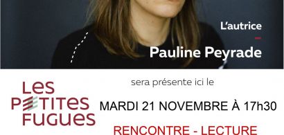 rencontre avec PAULINE PEYRADE