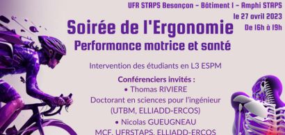 Soirée de l'ergonomie Performance motrice et santé