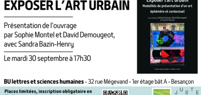 Couverture du livre et lien d'inscription pour la rencontre