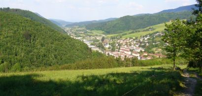 Vue de Saintes Maries aux Mines