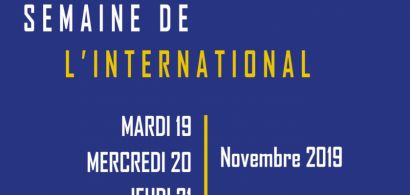 Affiche Semaine de l'international