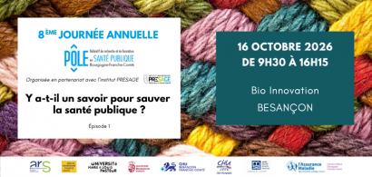 Pôle Santé Publique 8e journée annuelle 2026