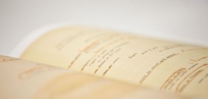 Photo des pages d'un livre