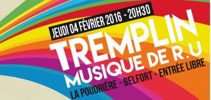 Visuel de la finale du tremplin "Musiques de RU"