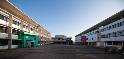 Vue extérieure d'une partie du campus de Montbéliard