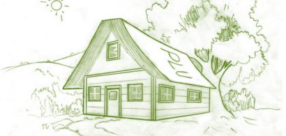 Dessin d'une maison 
