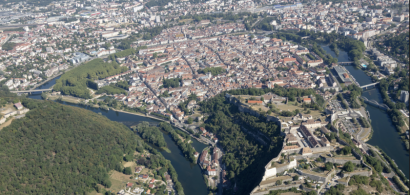 Visuel aérien besançon