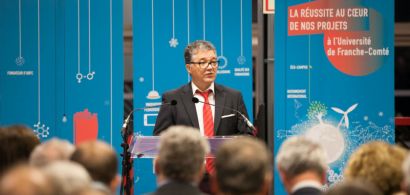 Jacques Bahi pendant son discours