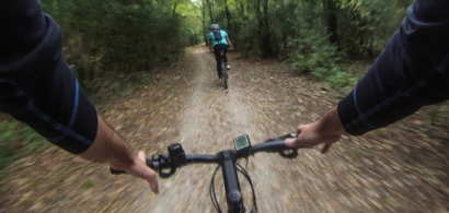 Photo prise à VTT grâce à une caméra embarquée