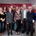 Photo de groupe avec les enseignants du département Info-Com