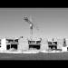 Chantier de construction de la bibliothèque de médecine.