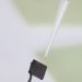 pipette et morceau de graphite