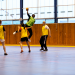 Match de handball dans un gymnase de l'université